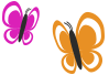 Schmetterlinge links